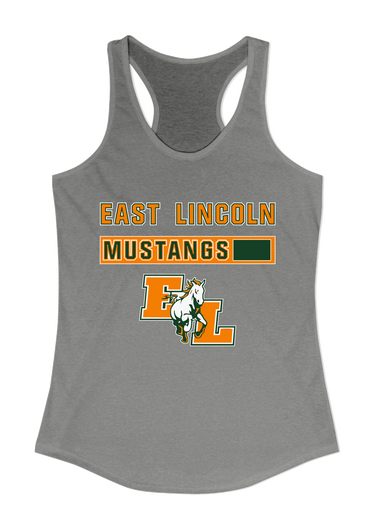 East Lincoln Mustangs Mascot #7 Women's Tank Top