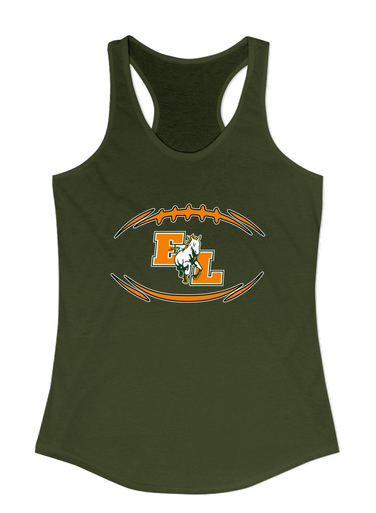 East Lincoln Mustangs Football #3 Women's Tank Top
