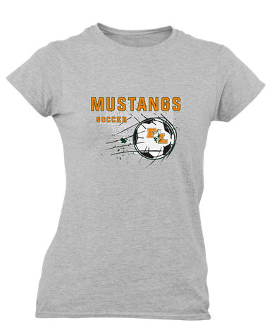 East Lincoln Mustangs Soccer #2 Women's SS T-Shirt