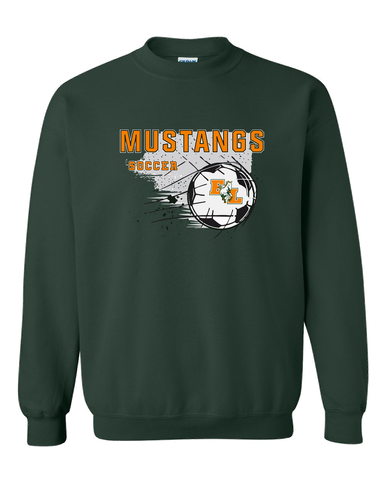 East Lincoln Mustangs Soccer #2 Men's Sweatshirt