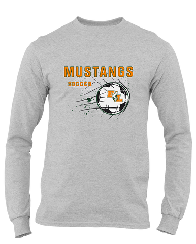 East Lincoln Mustangs Soccer #2 Men's Premium LS T-Shirt