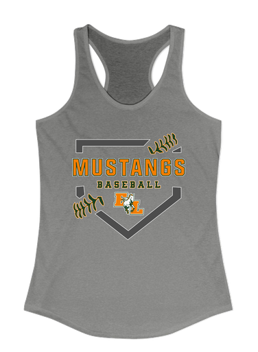 East Lincoln Mustangs Baseball #2 Women's Tank Top