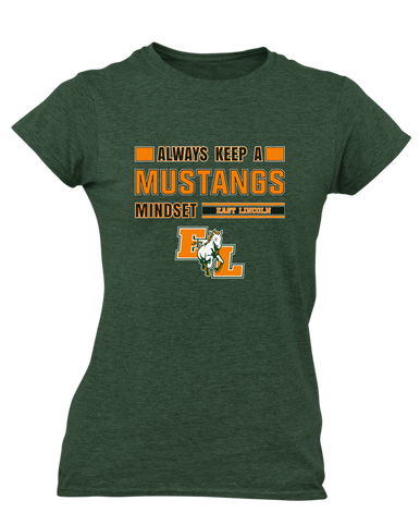 East Lincoln Mustangs Mindset Women's Premium SS T-Shirt
