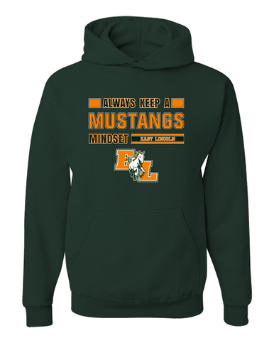 East Lincoln Mustangs Mindset Men's Premium Hoodie