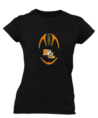East Lincoln Mustangs Football #4 Women's Premium SS T-Shirt