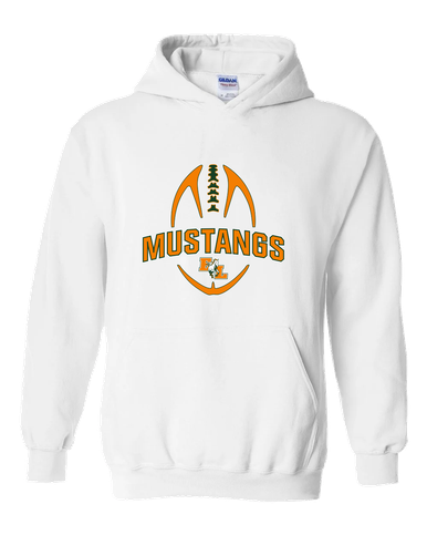 East Lincoln Mustangs Football #5 Men's Hoodie