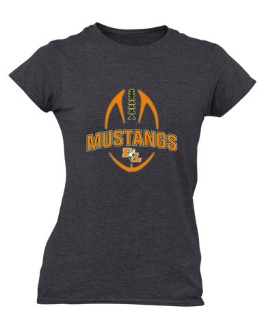 East Lincoln Mustangs Football #5 Women's Premium SS T-Shirt