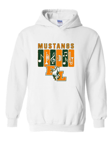 East Lincoln Mustangs Band # 2 Men's Hoodie