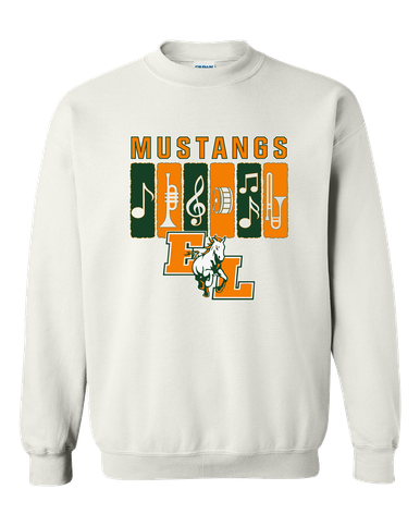East Lincoln Mustangs Band # 2 Men's Sweatshirt