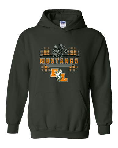 East Lincoln Mustangs Band # 3 Men's Hoodie