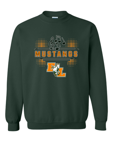 East Lincoln Mustangs Band # 3 Men's Sweatshirt