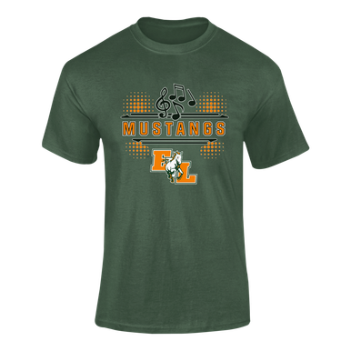 East Lincoln Mustangs Band # 3 Men's SS T-Shirt