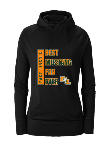 East Lincoln Mustangs Best Mustang Fan Women's Hoodie