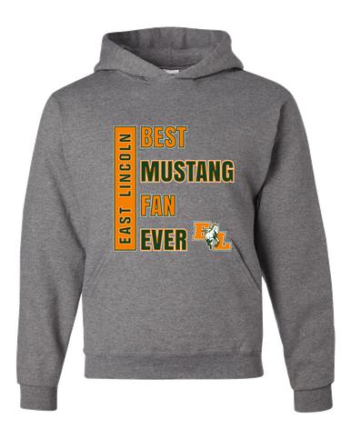 East Lincoln Mustangs Best Mustang Fan Men's Premium Hoodie