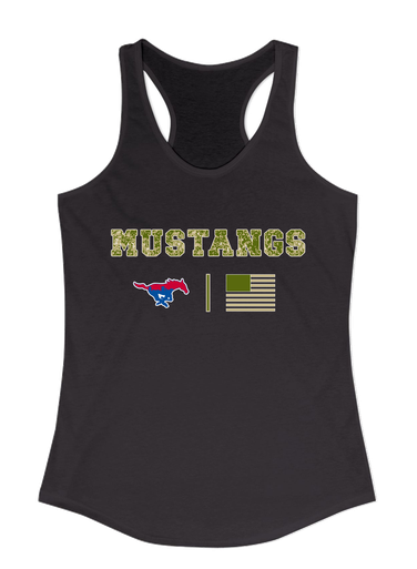 Parkland Mustangs Camo Flag Women's Tank Top