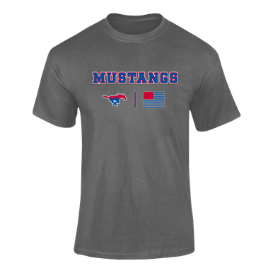 Parkland Mustangs Team Colors Flag Men's Premium SS T-Shirt