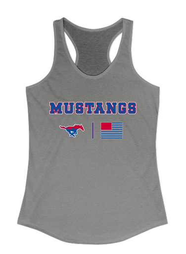 Parkland Mustangs Team Colors Flag Women's Tank Top