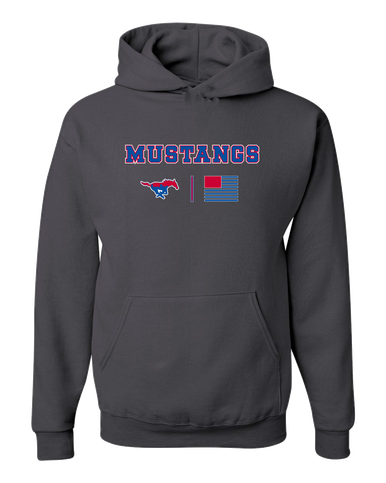 Parkland Mustangs Team Colors Flag Men's Premium Hoodie
