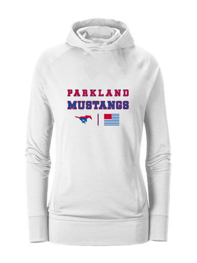 Parkland Mustangs Spirit Flag Women's Hoodie