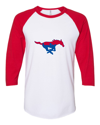 Parkland Mustangs Mascot #1 Women's Baseball T-Shirt