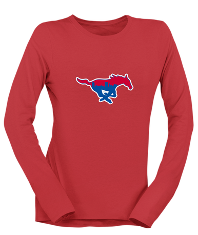 Parkland Mustangs Mascot #1 Women's Premium LS T-Shirt