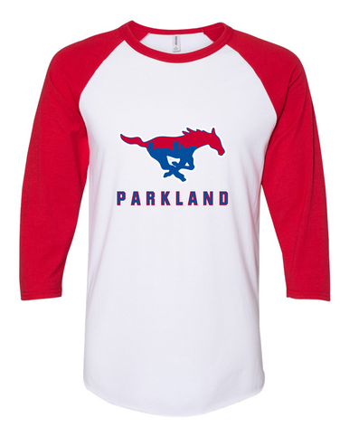 Parkland Mustangs Mascot #2 Men's Baseball T-Shirt
