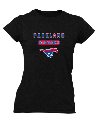 Parkland Mustangs Mascot #3 Women's SS T-Shirt