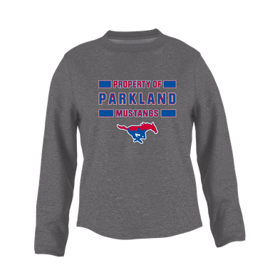 Parkland Mustangs Property Of Women's Sweatshirt
