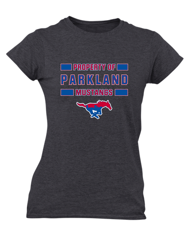 Parkland Mustangs Property Of Women's SS T-Shirt