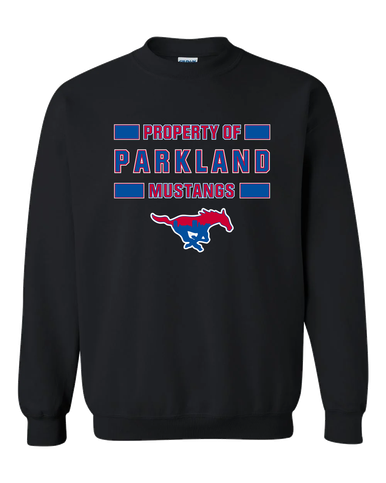 Parkland Mustangs Property Of Men's Sweatshirt