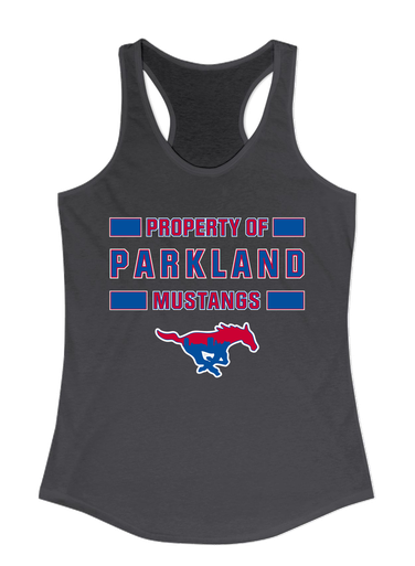 Parkland Mustangs Property Of Women's Tank Top