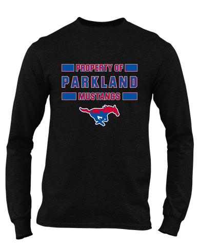 Parkland Mustangs Property Of Men's LS T-Shirt