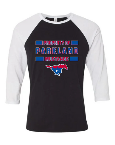 Parkland Mustangs Property Of Men's Baseball T-Shirt