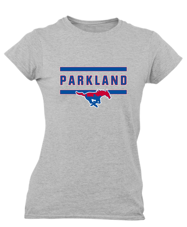 Parkland Mustangs Mascot #4 Women's Premium SS T-Shirt