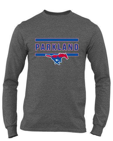 Parkland Mustangs Mascot #4 Men's Premium LS T-Shirt