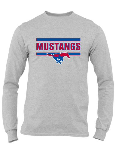 Parkland Mustangs Mascot #5 Men's LS T-Shirt