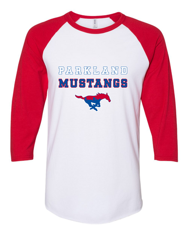 Parkland Mustangs Spirit Men's Baseball T-Shirt