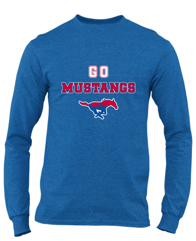 Parkland Mustangs Go Team Men's LS T-Shirt