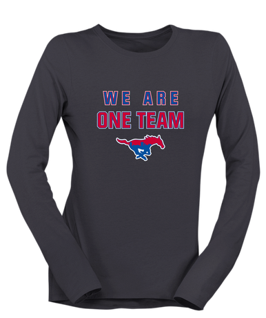 Parkland Mustangs We Are One Team Women's LS T-Shirt