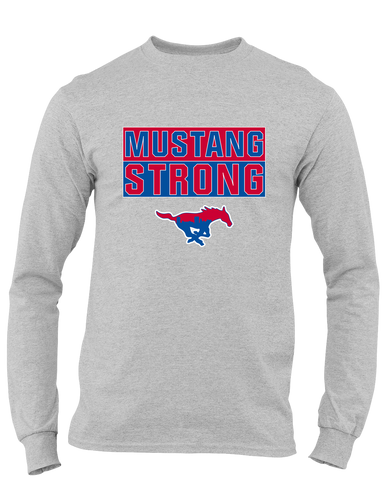Parkland Mustangs Strong #1 Men's LS T-Shirt