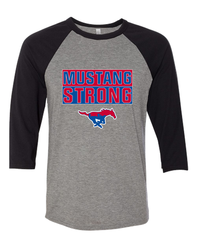 Parkland Mustangs Strong #1 Men's Baseball T-Shirt