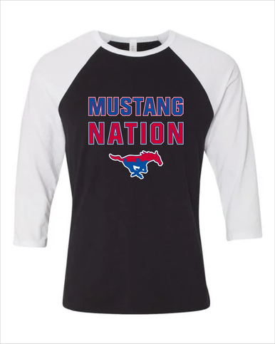 Parkland Mustangs Nation #2 Women's Baseball T-Shirt
