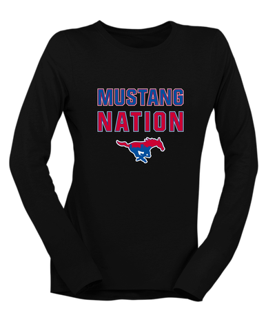 Parkland Mustangs Nation #2 Women's Premium LS T-Shirt