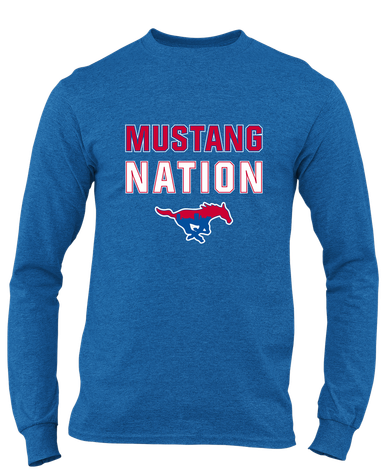Parkland Mustangs Nation #2 Men's LS T-Shirt