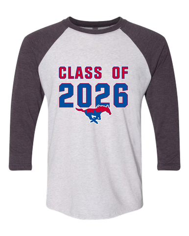 Parkland Mustangs Class of 2026 Women's Baseball T-Shirt