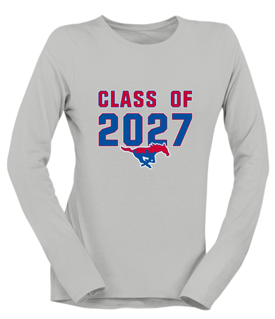 Parkland Mustangs Class of 2027 Women's Premium LS T-Shirt