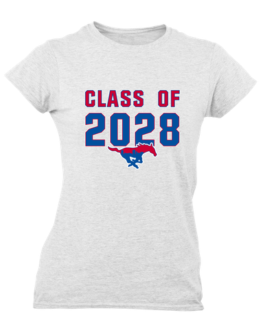 Parkland Mustangs Class of 2028 Women's Premium SS T-Shirt