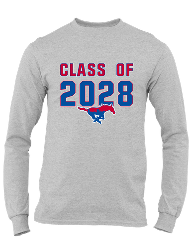 Parkland Mustangs Class of 2028 Men's LS T-Shirt