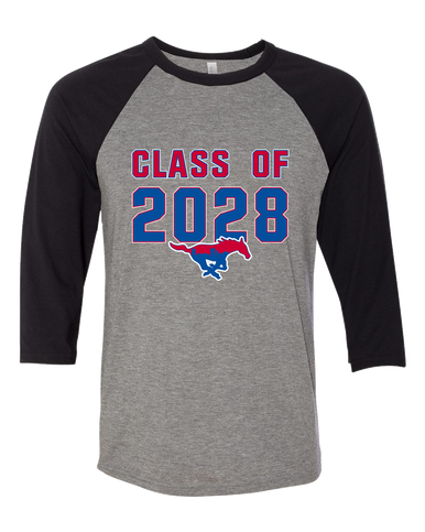Parkland Mustangs Class of 2028 Men's Baseball T-Shirt