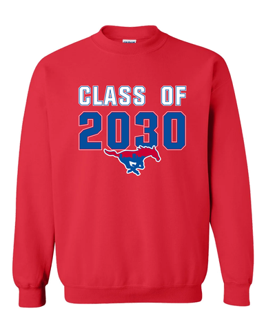 Parkland Mustangs Class of 2030 Men's Sweatshirt